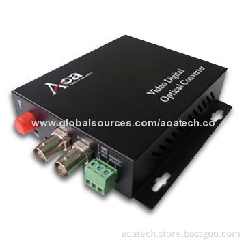 Video System Converter for 2-channel Video, Used in CCTV, Security and SurveillanceNew